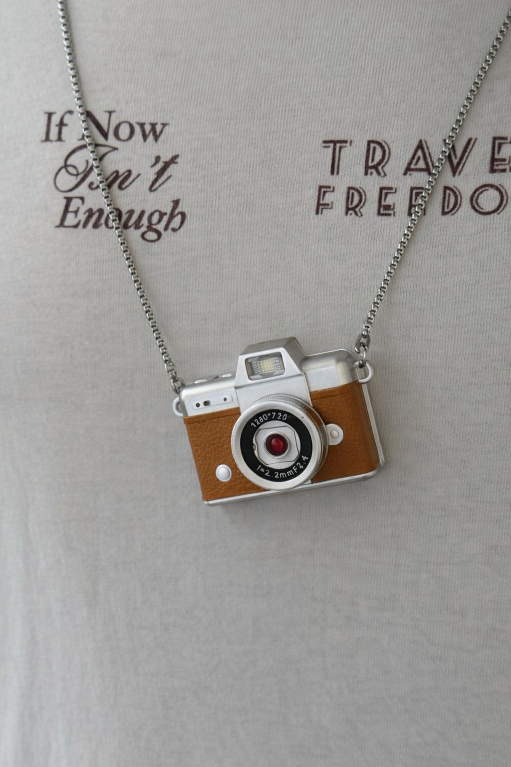 Vintage Style Mini Flip Digital Camera | Portable Pocket Camera (Brown)