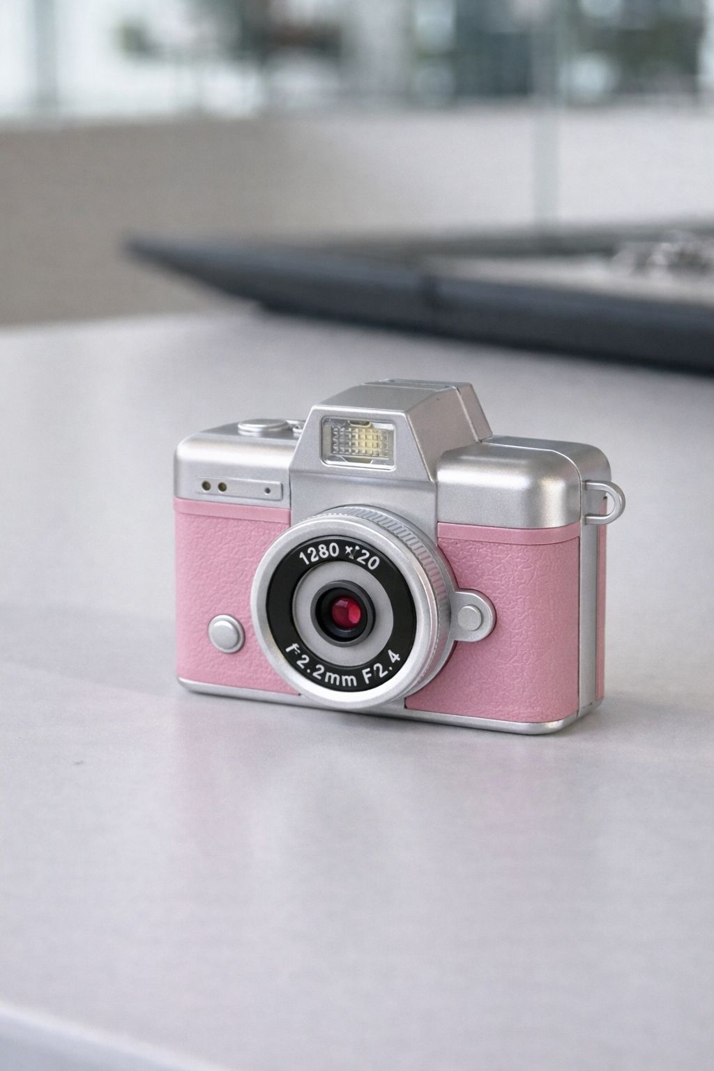 Vintage Style Mini Flip Digital Camera | Portable Pocket Camera (Pink)
